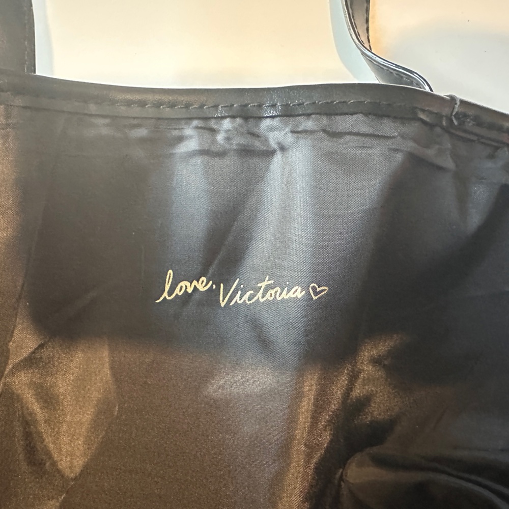 Victoria's Secret Pink Red golGold and Silver Sequin Tote Bag 15x12x6 Inches - Picture 3 of 5